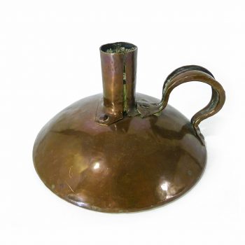 English "Arts & Crafts" Copper Chamberstick. Circa 1900