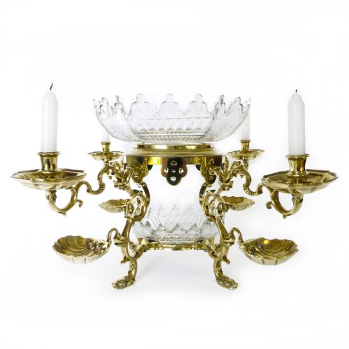 Very Rare 18th Century German [Nuremberg] Silver Form Brass Epergne. Circa 1730