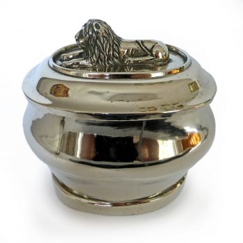Rare Nickel Ethrog (Etrog) Holder. Circa 1870
