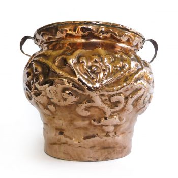 English Copper Jardinière , Circa 1890