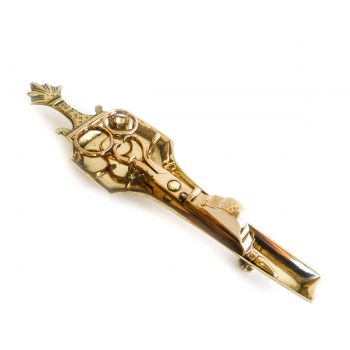 Rare French Bell Metal Cast Snuffer and Tray, Circa 1720